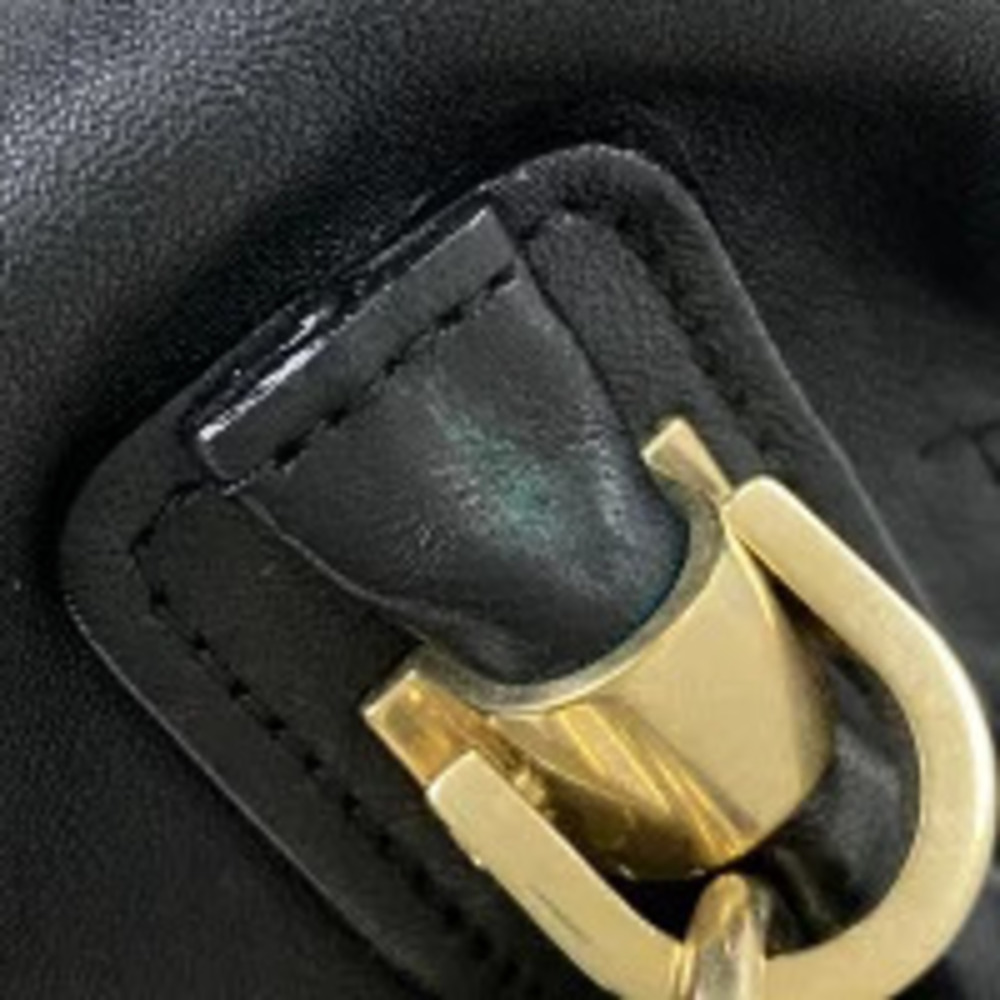 Chloe Paraty 2way Shoulder Bag Studded Leather Black - Picture 4 of 6